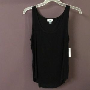 Black Old Nave tank top